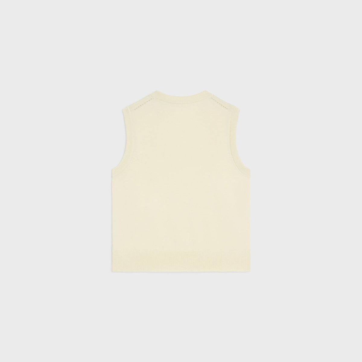 Winniemodo,Winniemodony,Celine RX0I70100.01OW,Celine vest,Celine vest top sale,Celine womens top,Celine knit vest,Celine knit