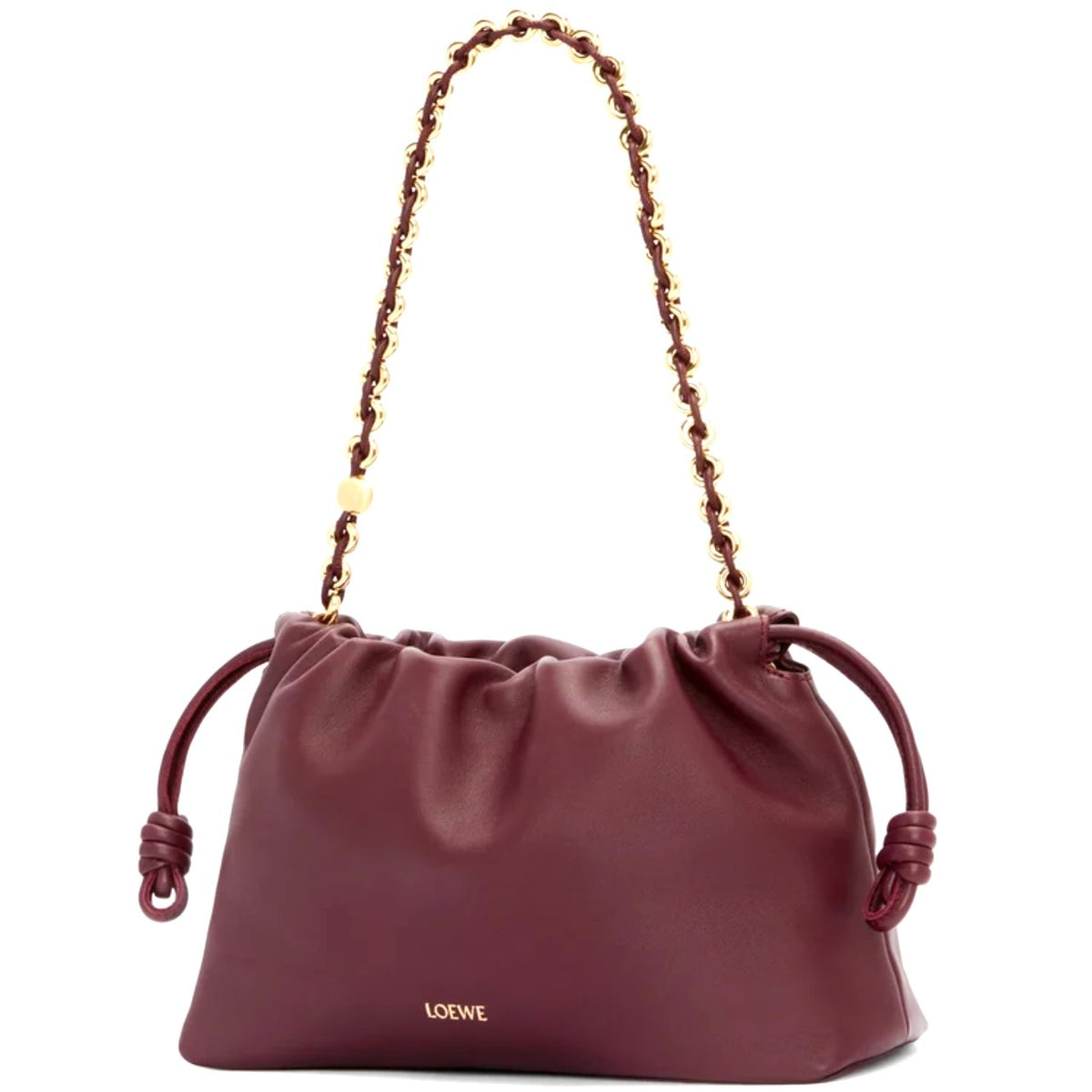 Loewe Medium Flamenco purse, Loewe Medium Flamenco bag, Loewe Flamenco bag, Loewe burgundy flamenco bag, Loewe Medium Flamenc
