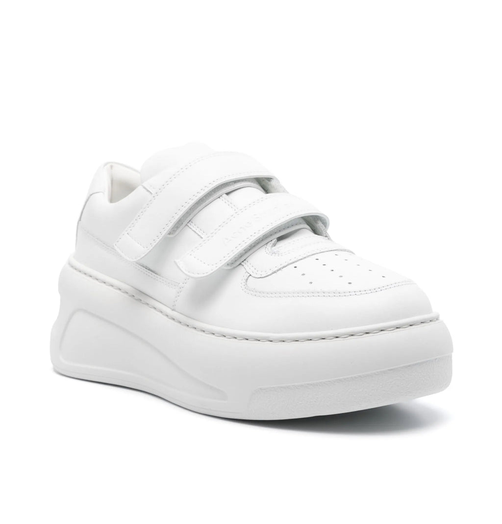 Acne Studios touch strap platform sneakers,Acne Studios Velcro sneaker,Acne Studios Velcro sneaker white,Acne Studios sneaker