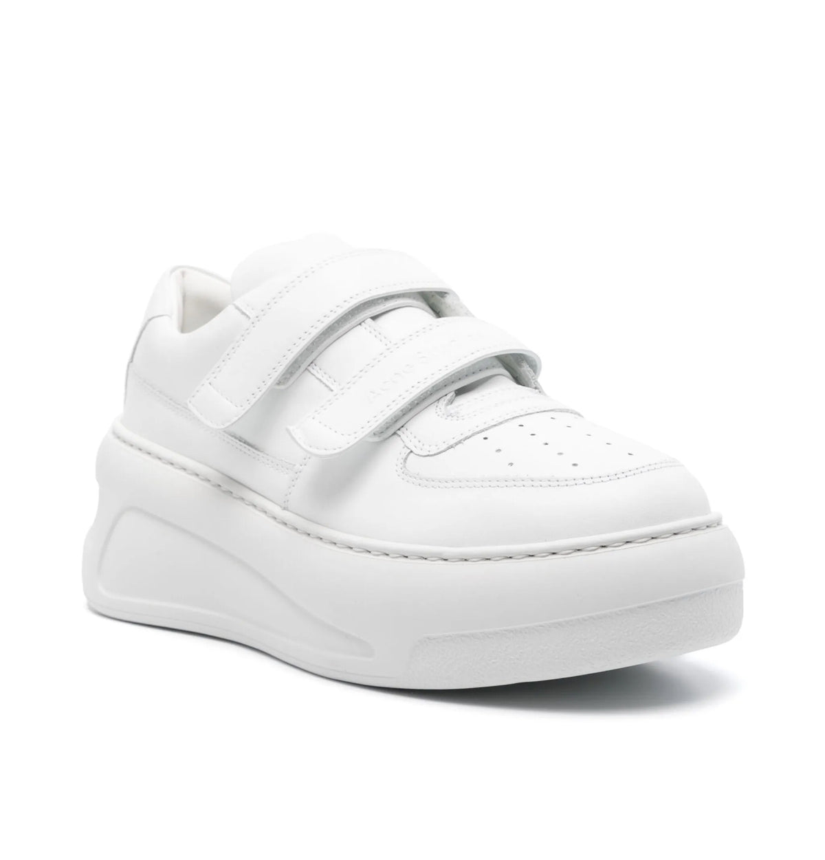 Acne Studios touch strap platform sneakers,Acne Studios Velcro sneaker,Acne Studios Velcro sneaker white,Acne Studios sneaker