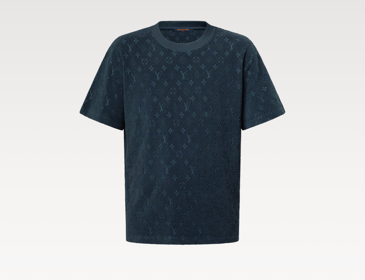 Louis Vuitton 1AHWBC,LV 1AHWBC,Louis Vuitton monogram french terry T-shirt,Louis Vuitton monogram T-shirt,LV monogram T-shirt
