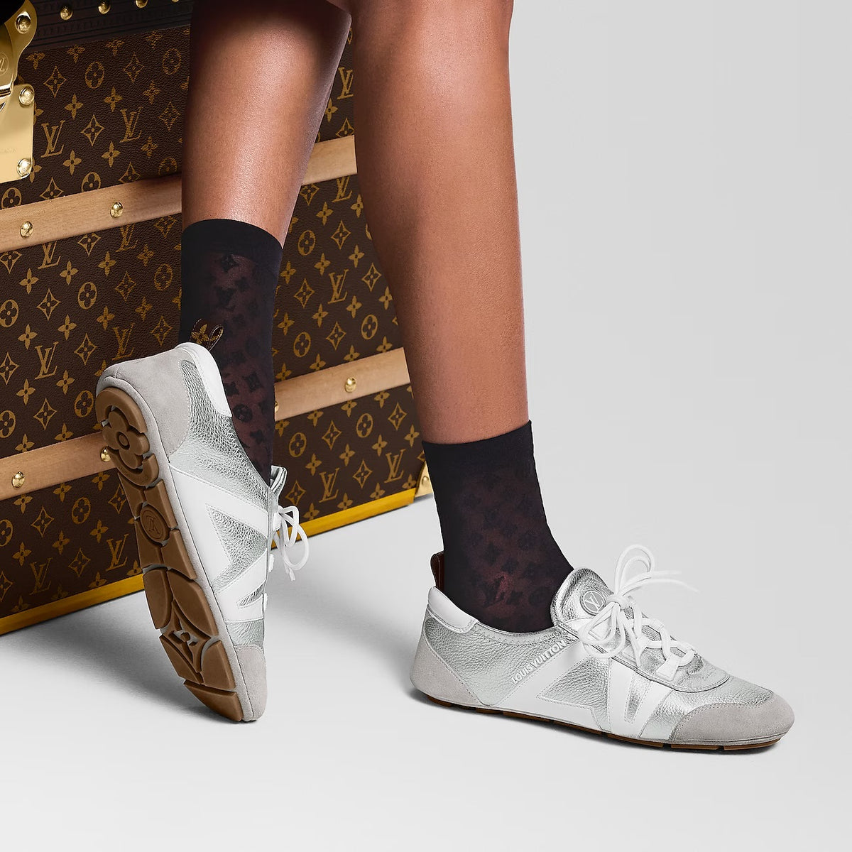 Winniemodo,Winnie modo,Louis Vuitton 1AHOJD,LV 1AHOJD,Louis Vuitton LV sneakerina,LV sneakerina silver,Louis Vuitton sneakeri