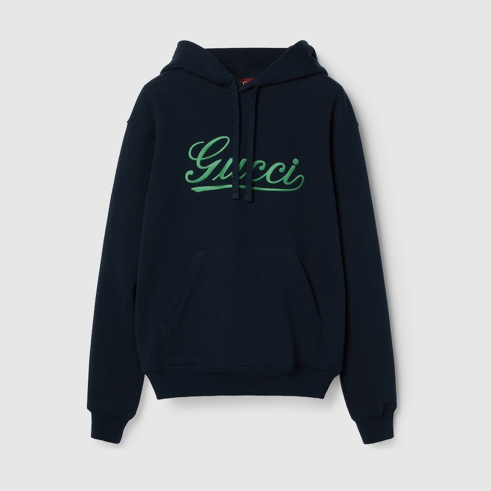 Gucci cotton jersey hooded sweatshirt,Gucci 788771XJGQK, Gucci sweater on sale,Gucci sweater authentic,Gucci sweater outlet,G