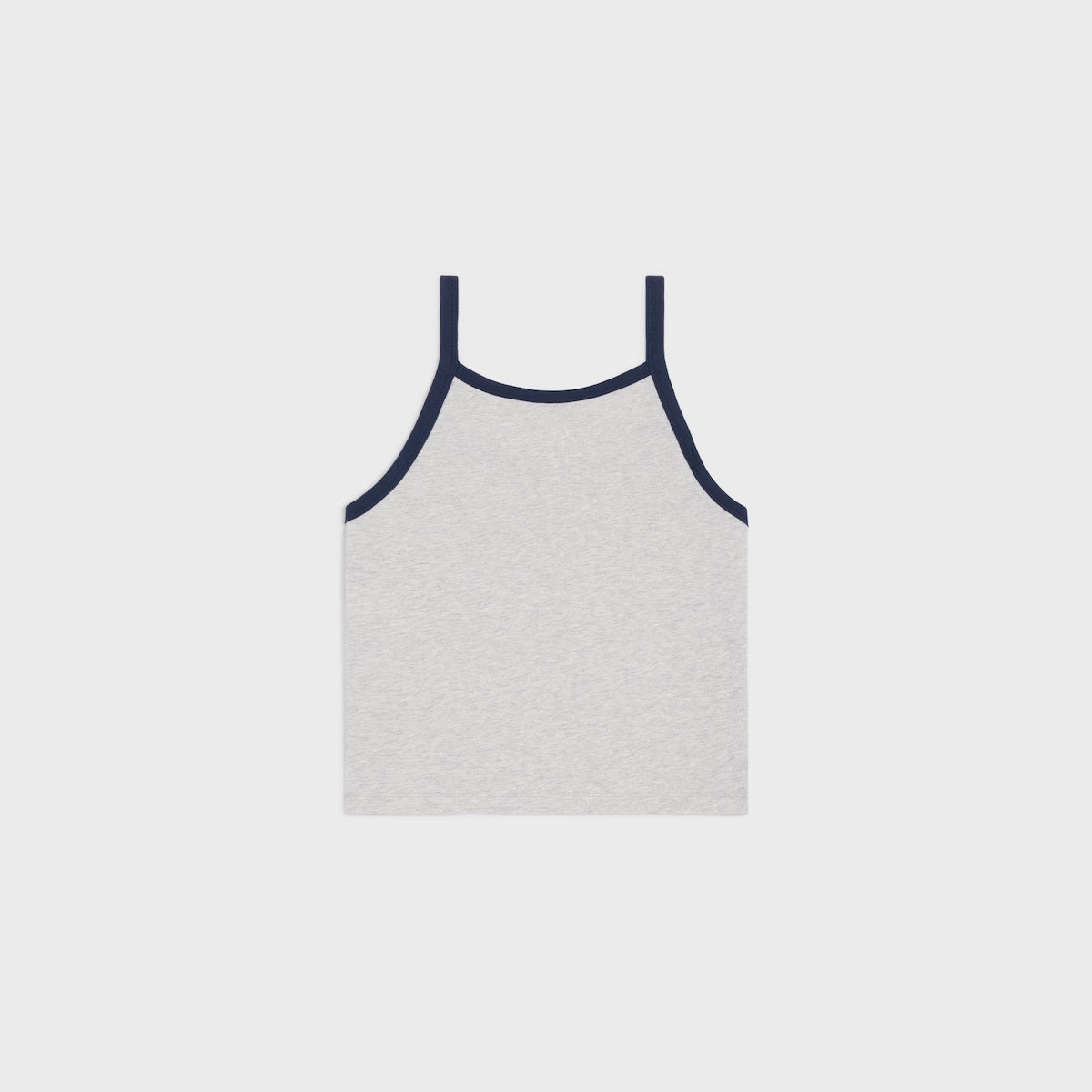 Celine RX0AQ507Z.GBS3,Celine tank top,Celine grey vest,Celine grey top,Celine vest, Celine vest 2025,Celine top on sale,Celin