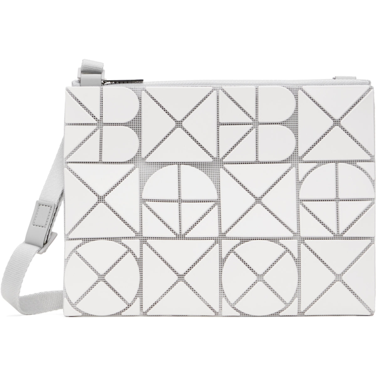 Issey miyake 252730M170011,BAO BAO white Font Crossbody Bag, ISSEY MIYAKE white Font Crossbody Bag, ISSEY MIYAKE white Crossb