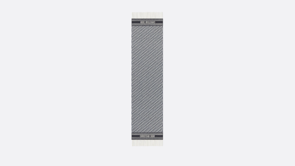 Dior oblique scarf,Dior scarf,Dior scarf grey monogram,DIOR men's scarf,Dior 01CDO309I093,Dior scarf online shop,Dior scarf o
