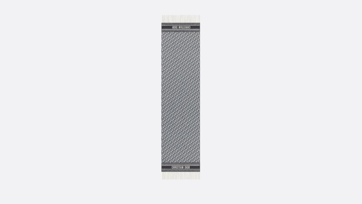 Dior oblique scarf,Dior scarf,Dior scarf grey monogram,DIOR men's scarf,Dior 01CDO309I093,Dior scarf online shop,Dior scarf o