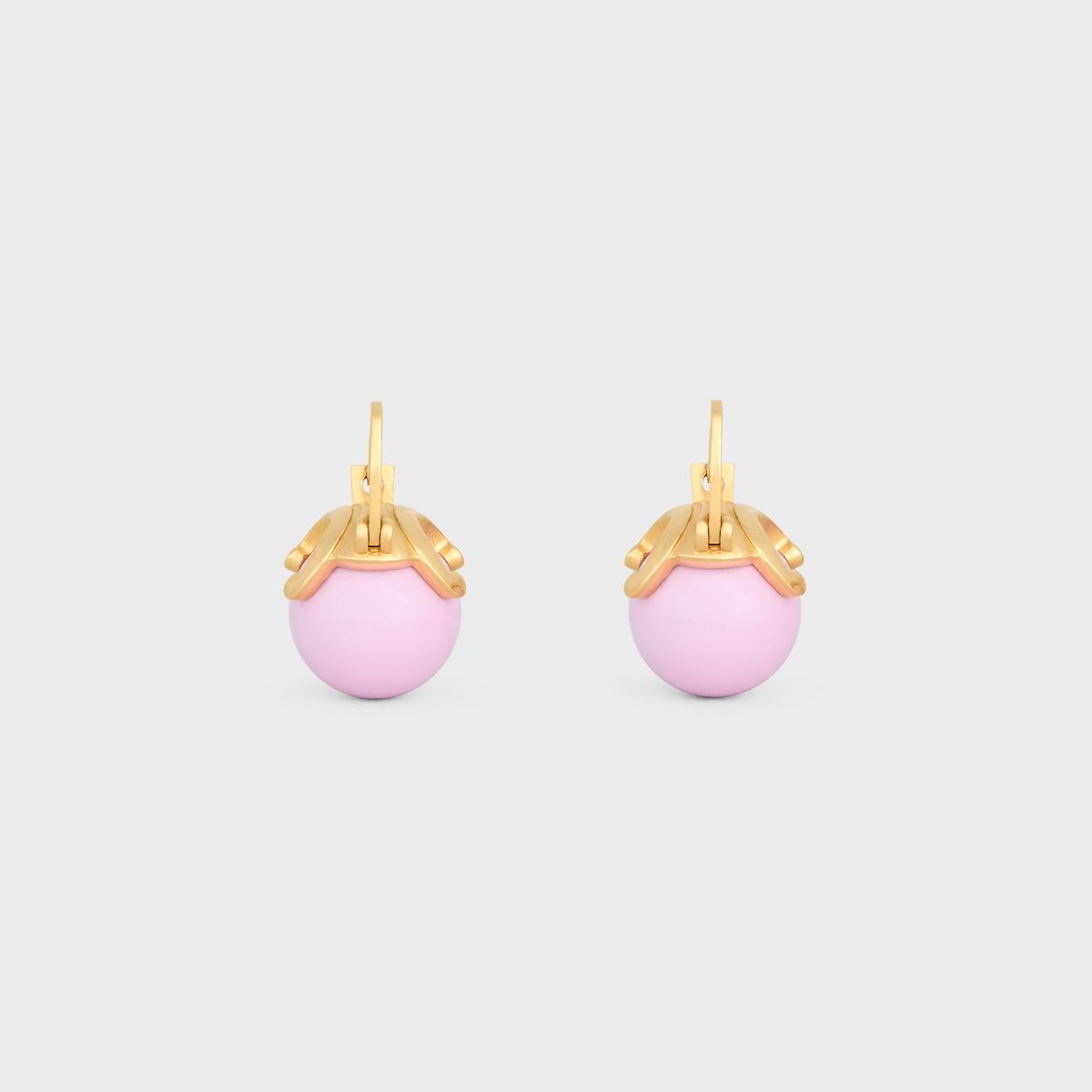 Celine sorbet earrings gold,Celine triomphe earrings,Celine sorbet resin earrings,Celine sorbet earrings in resin,Celine earr