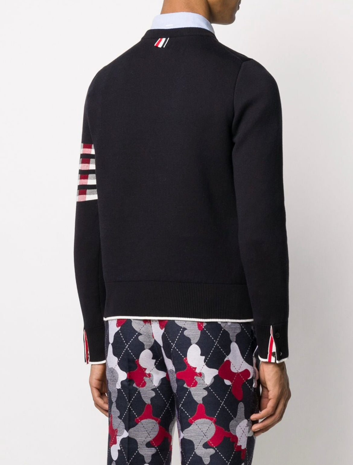 Thom Browne 4-bar Hector icon jumper