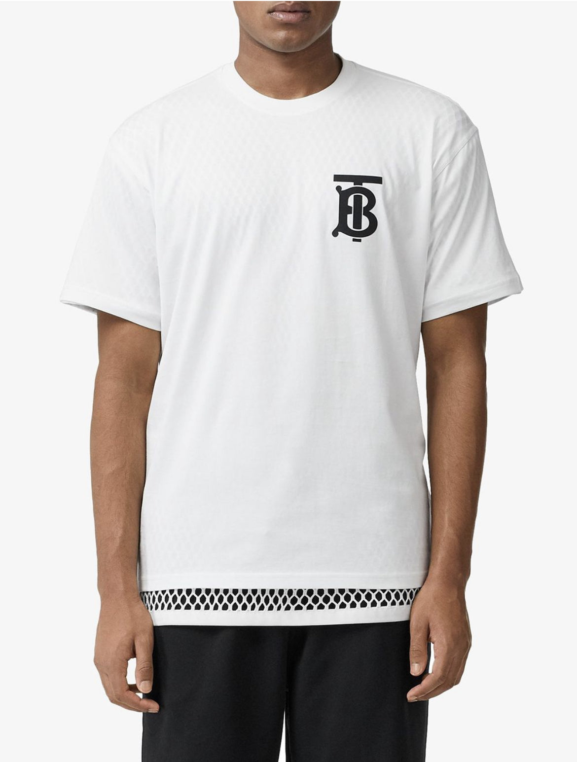 Burberry oversized monogram tshirt