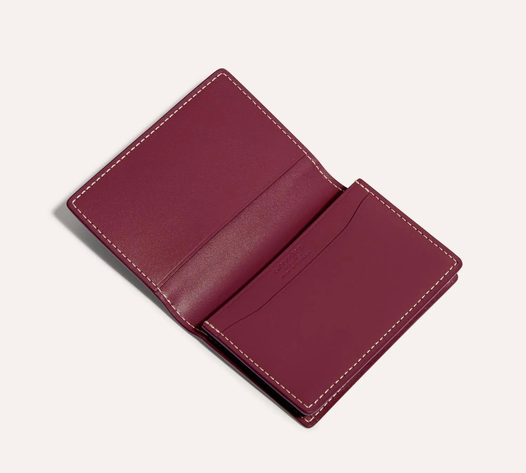 Winniemodo,Winnie modo,Goyard Malesherbes card wallet,Goyard Malesherbes,Goyard Malesherbes card wallet burgundy,Goyard card