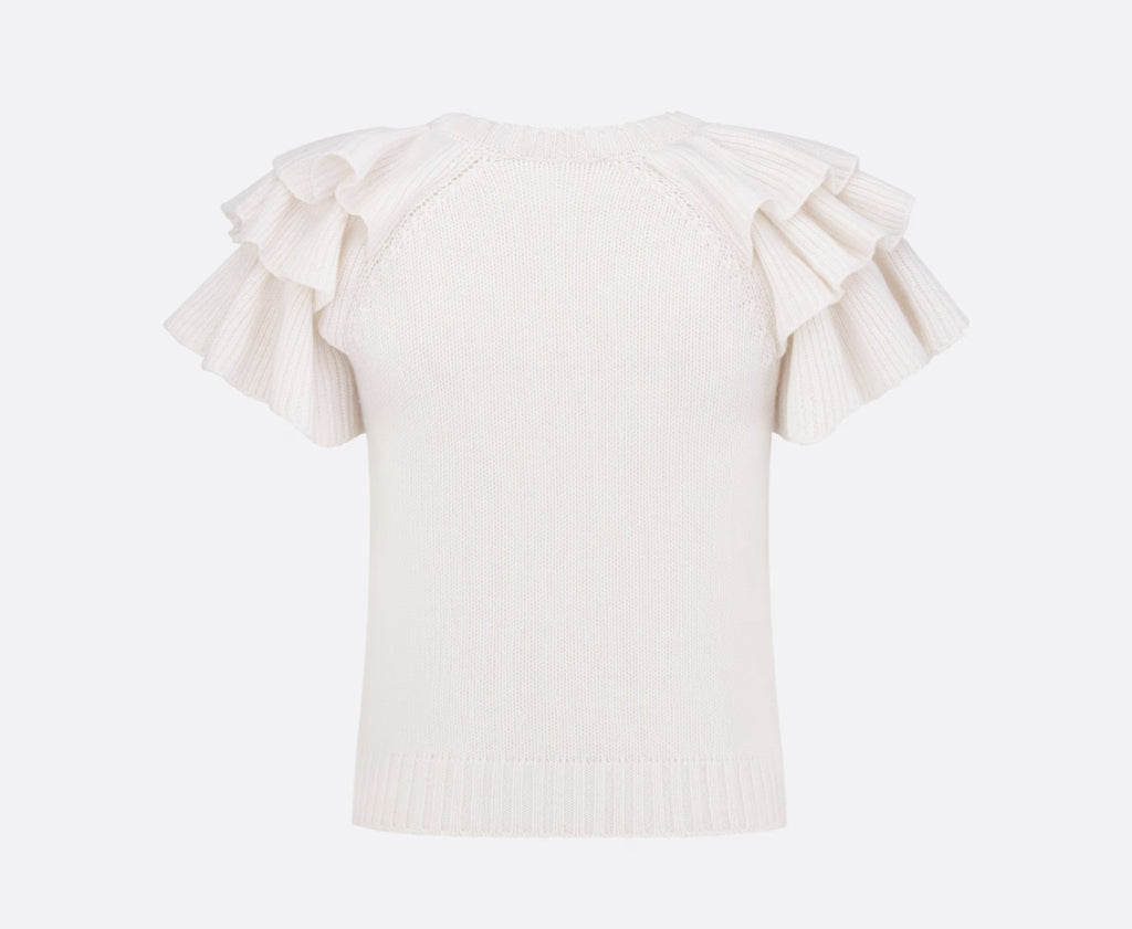 Dior sweater with ruffles,Dior sweater,Dior sweater on sale,Dior sweater outlet,Dior sweater discount shop,Dior sweater onlin