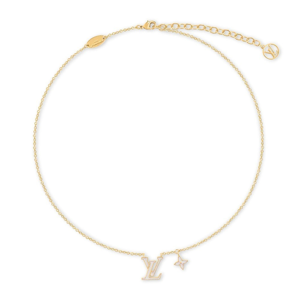 Louis Vuitton LV iconic enamel necklace,LV iconic enamel necklace,Louis Vuitton necklace,LV logo necklace,LV necklace,LV neck