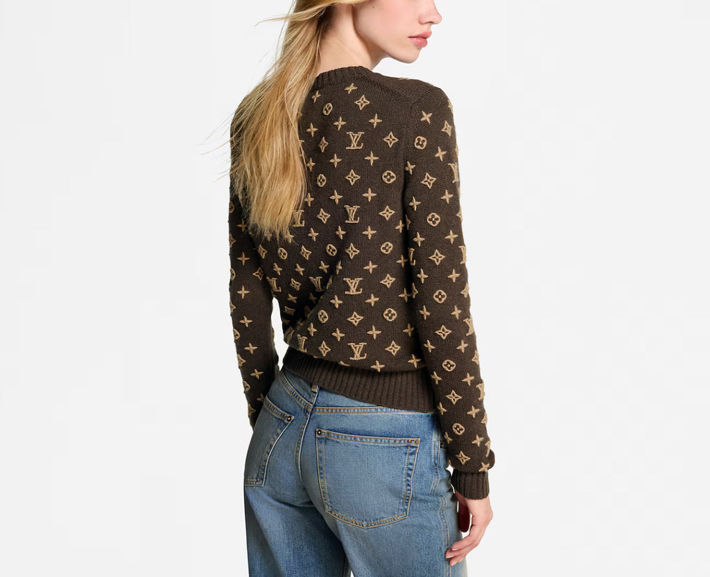 Winniemodo,Winnie modo,Louis Vuitton 1AHZ59,LV 1AHZ59,Louis Vuitton 3D monogram pullover,LV monogram pullover,Louis Vuitton s