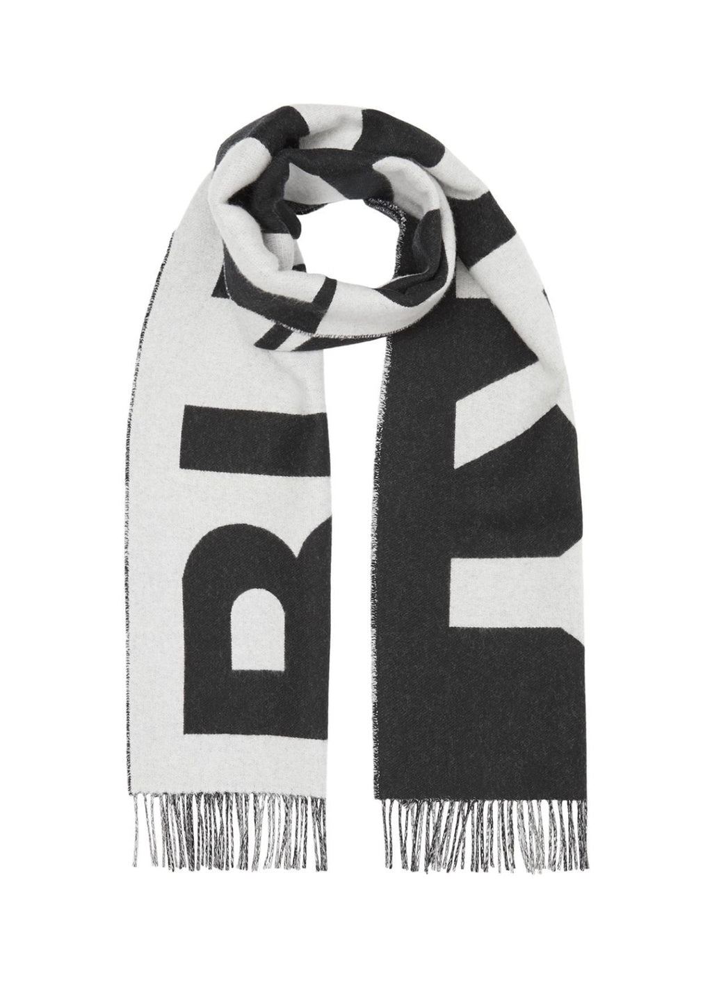 Burberry reversible logo scarf
