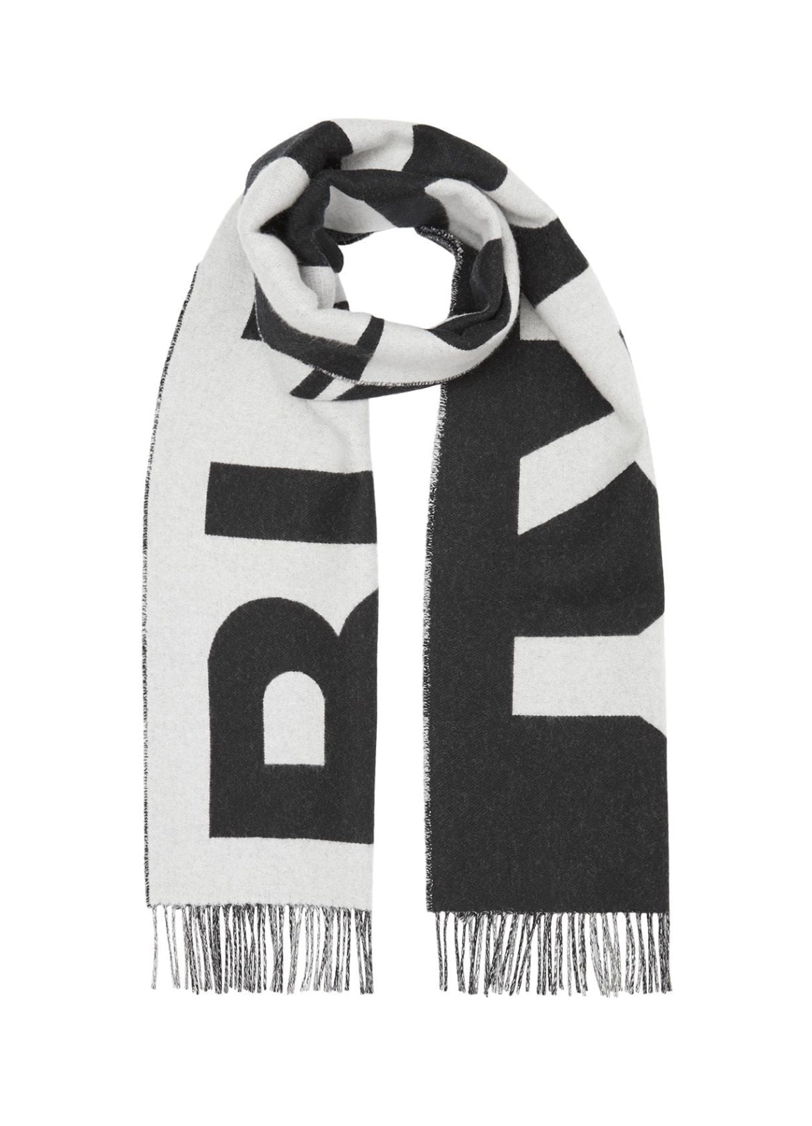 Burberry reversible logo scarf