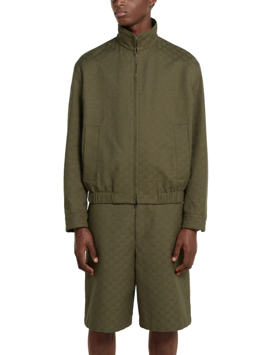 Winniemodo,Winnie modo,Gucci 833484 ZAF4S,Gucci GG canvas bomber jacket,Gucci bomber jacket,Gucci jacket,Gucci jacket sale,Gu