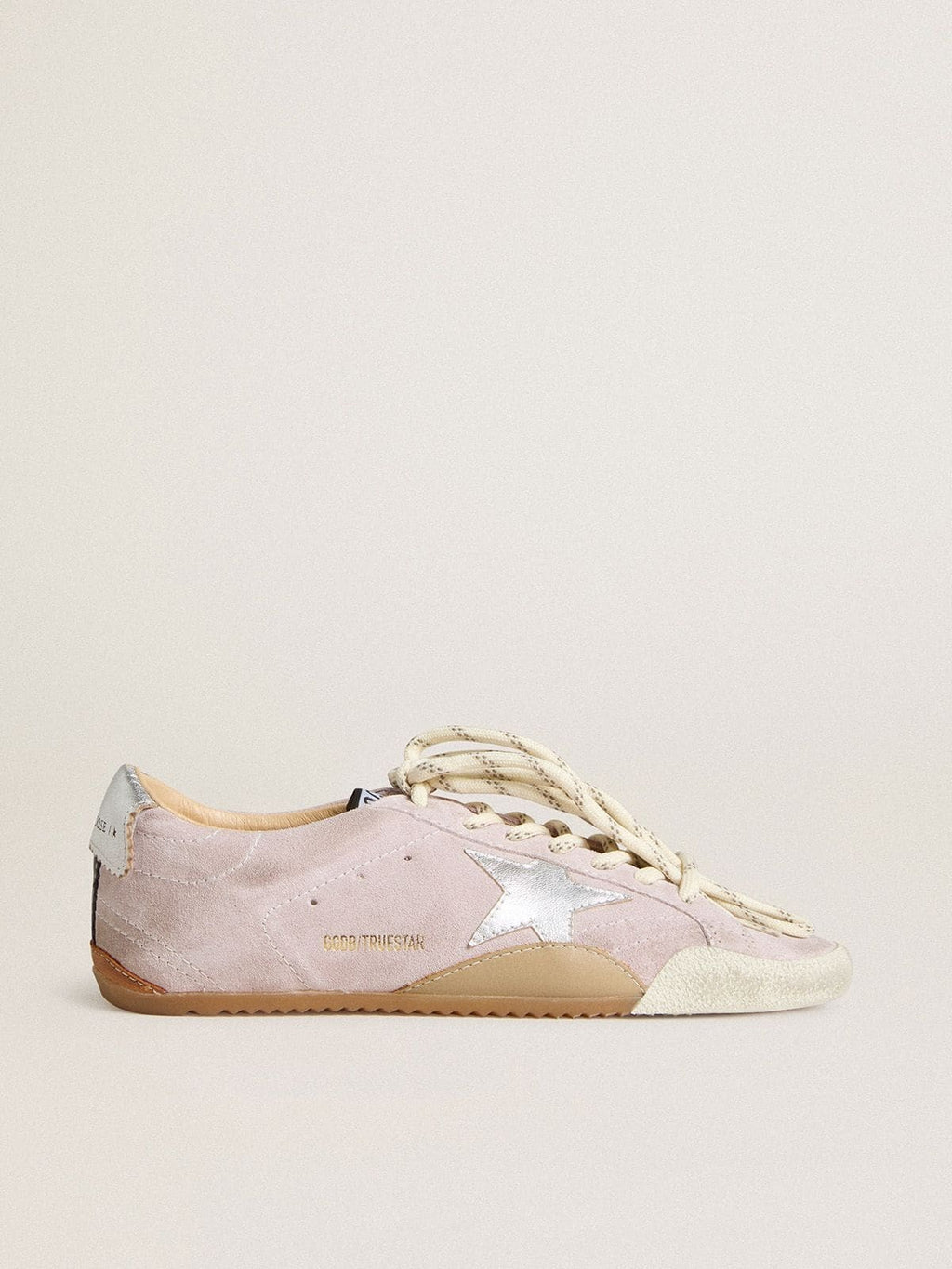 Golden Goose true star in pastel pink suede with sliver star sneaker,Golden goose pink sneaker,Winniemodo,Winnie modo,Golden