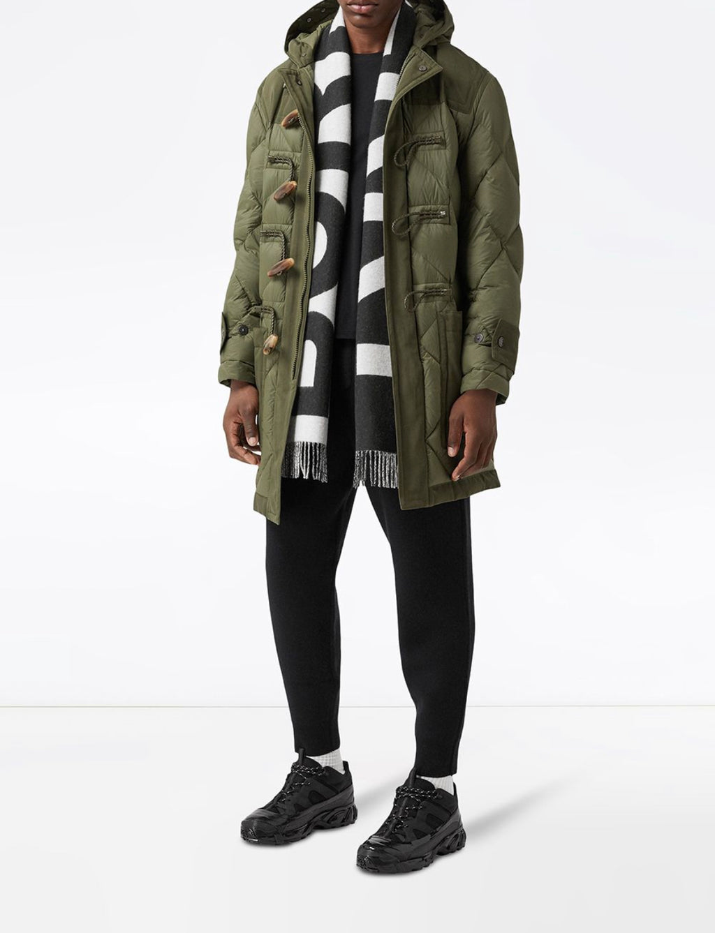 Burberry reversible logo scarf