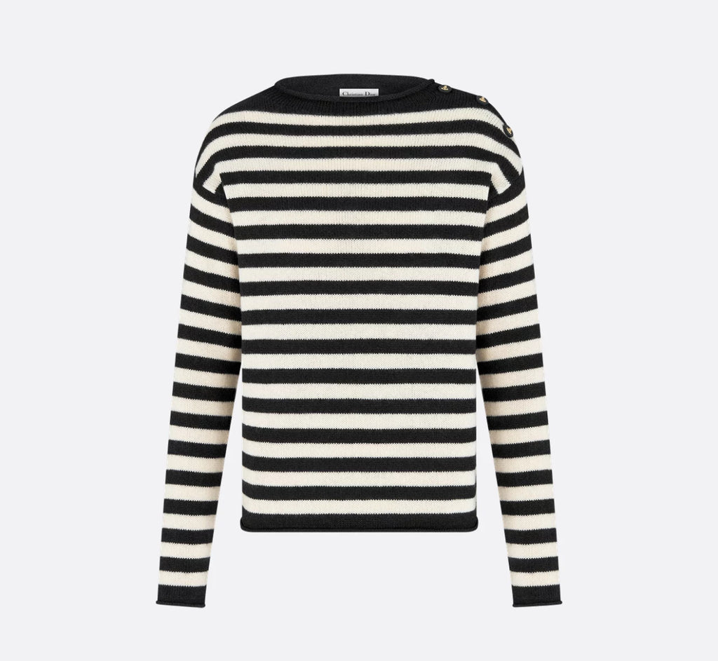 Winniemodo,Winniemodony,Dior 554S94A7038,Dior Marine sweater,Dior knit sweater womens,Dior sweater striped,Dior sweater,Dior
