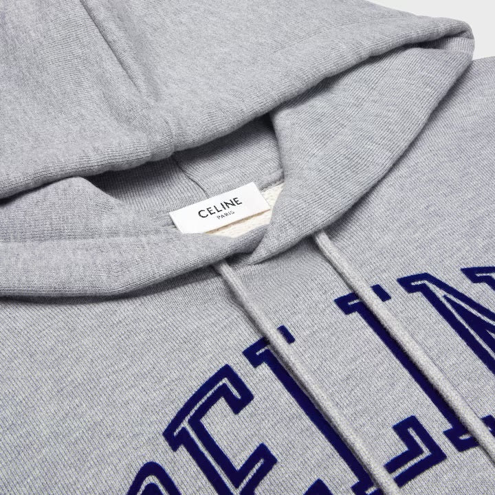 Winniemodo,Winnie modo,Celine RY0KI345F.09SH,Celine loose hoodie,Celine hoodie,Celine hoodie sale,Celine hoodie grey,Celine h