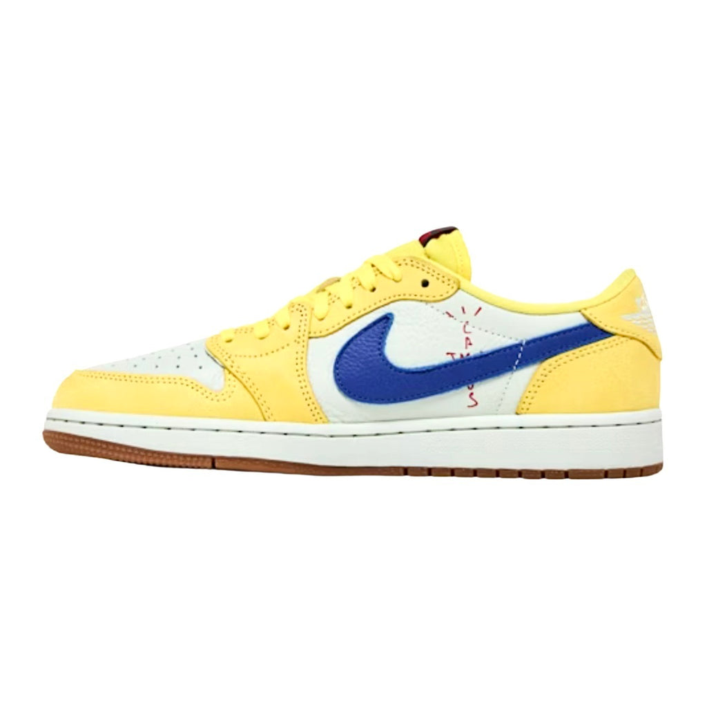 Air Jordan DZ4137-700,Travis Scott Air Jordan Sneaker,Jordan 1 Retro Low OG SP Travis Scott Canary Womens,Air Jordan 1 low sn