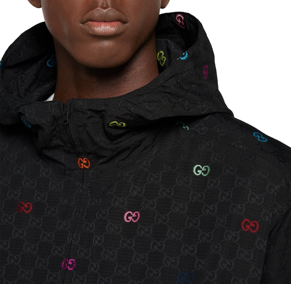 Winniemodo,Winnie modo,Gucci 83330 8ZATA,Gucci GG cotton ripstop zip jacket,Gucci zip up jacket,Gucci jacket,Gucci jacket bla