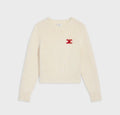 Winniemodo,Winniemodony,Celine RY0JL0899.01OW,Celine crewneck sweater cashmere,Celine sweater womens,Celine triomphe sweater,