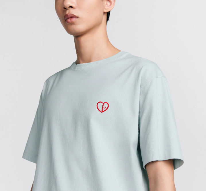Dior CD heart relaxed fit T-shirt,Dior T-shirts ,Dior online shop ,Dior on sale,Dior Outlet, Dior men's  T-shirt,Dior 493J696