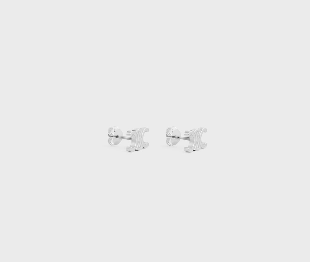 Celine triomphe studs,Celine triomphe studs silver,Celine triomphe studs gold,Celine triomphe earrings,Celine triomphe earrin