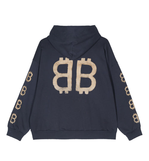 Balenciaga crypto logo print distressed hoodie,Balenciaga 767877TOVU7, Balenciaga hoodie authenticity, Balenciaga hoodie on s