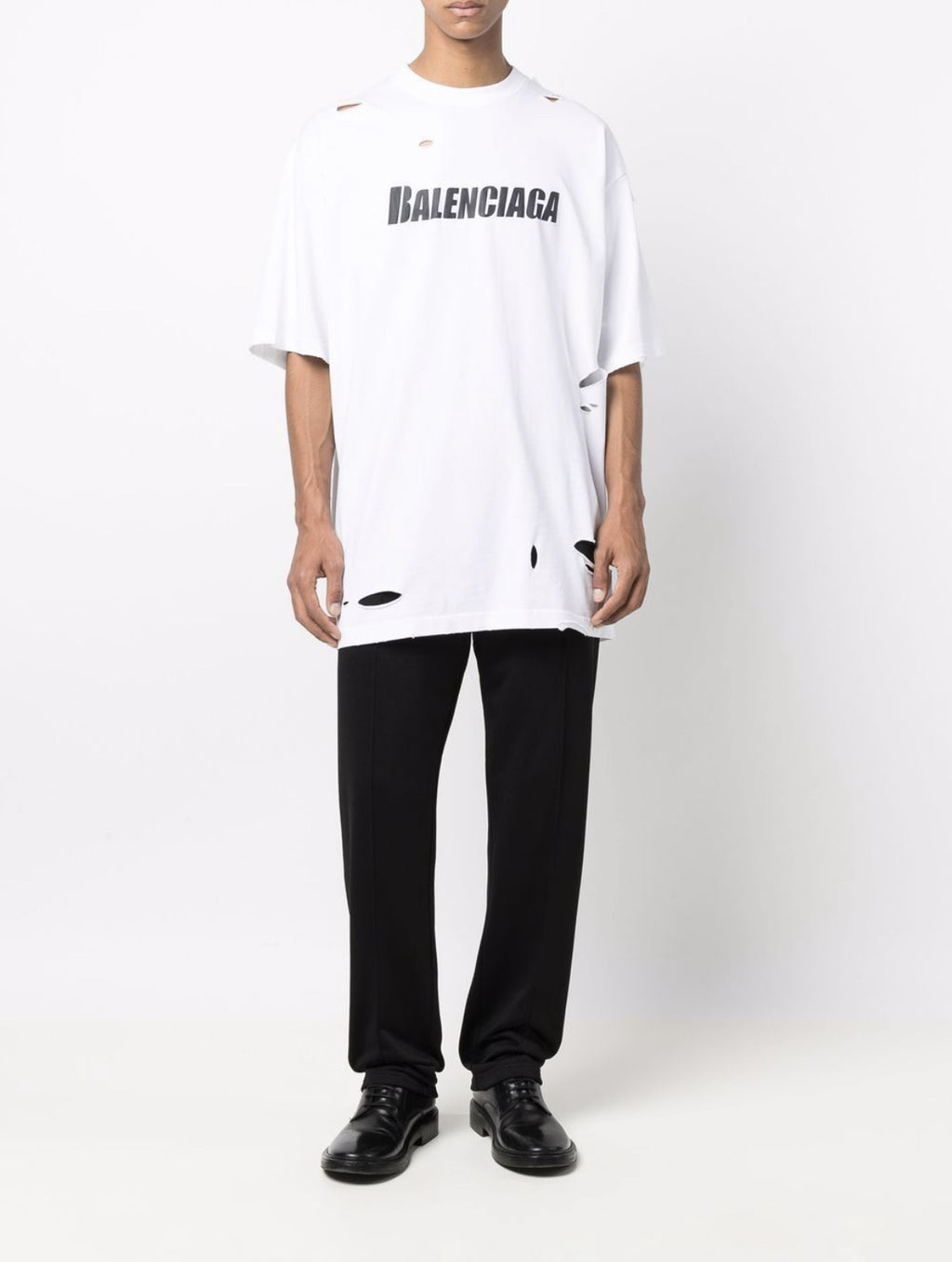 Balenciaga Boxy logo print tshirt