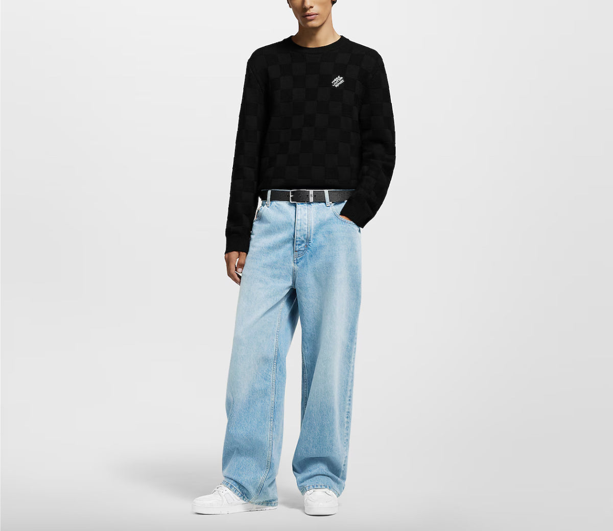 Winniemodo,Winnie modo,Louis Vuitton 1AHCO2,LV 1AHCO2,Louis Vuitton Damier pullover,Louis Vuitton pullover,LV pullover,Louis