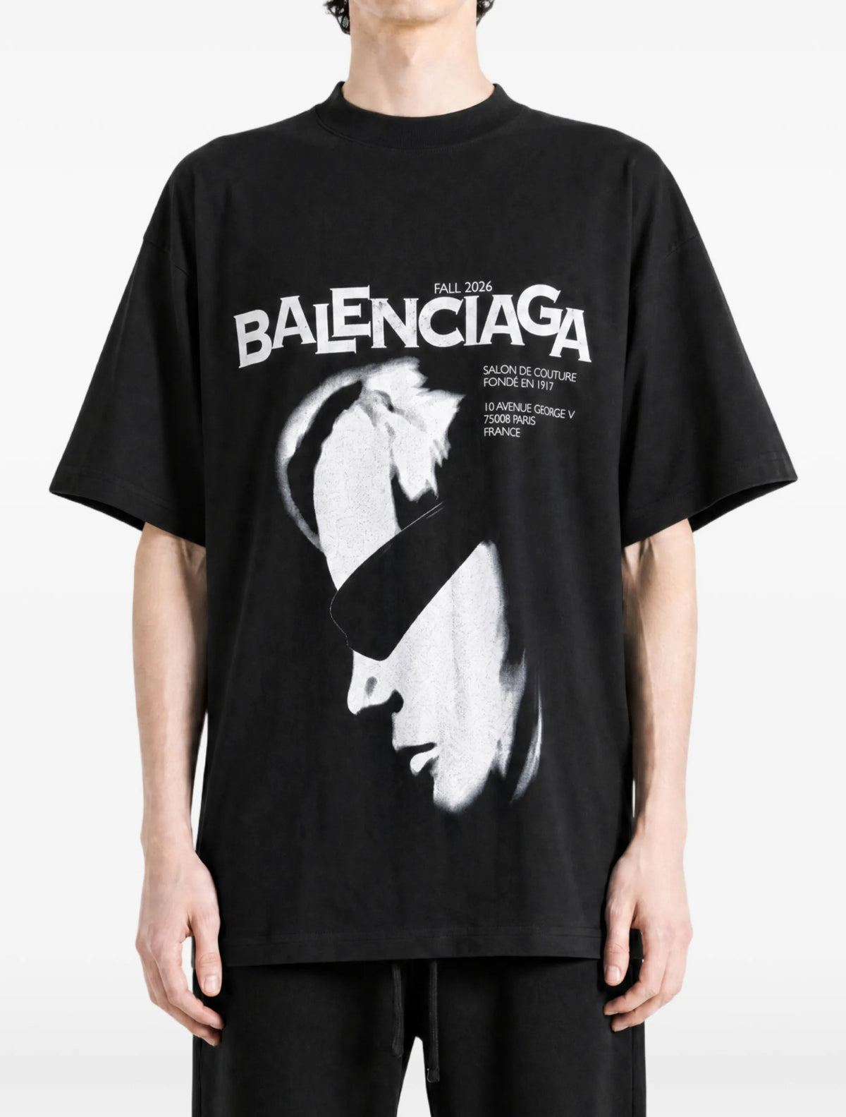 Winniemodo,Winniemodony,Balenciaga 850345TUVO5,Balenciaga t-shirt men,Balenciaga black t-shirt discount,Balenciaga t-shirt ou