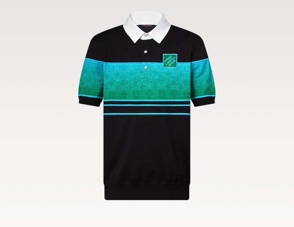 Louis Vuitton 1AGTM3,LV 1AGTM3,Louis Vuitton short sleeved polo shirt,LV short sleeved polo shirt,Louis Vuitton 3D effect pol