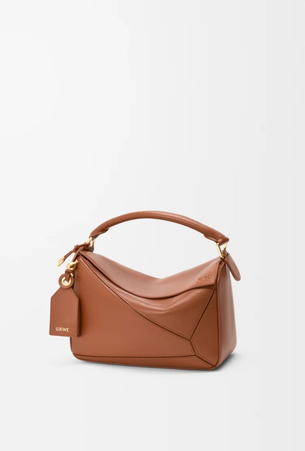 Loewe puzzle bag,Loewe puzzle brown bag,Loewe puzzle bag small,Loewe small featherlight puzzle bag,Loewe bag,Loewe Lambskin p
