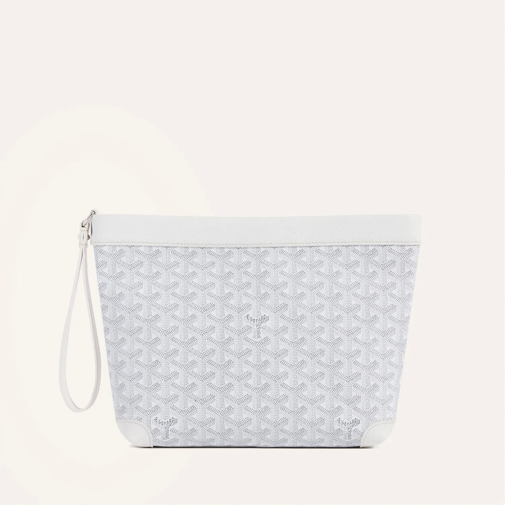 Winniemodo,Winniemodony,Goyard Conti Pouch white,Goyard pouch white,Goyard pouch sale,Goyard clutch white,Goyard clutch sale,