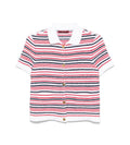 Gucci 818611XKENN,Gucci striped shirt,Gucci striped womens shirt,Gucci striped short sleeve shirt,Gucci womens shirt,Gucci sh