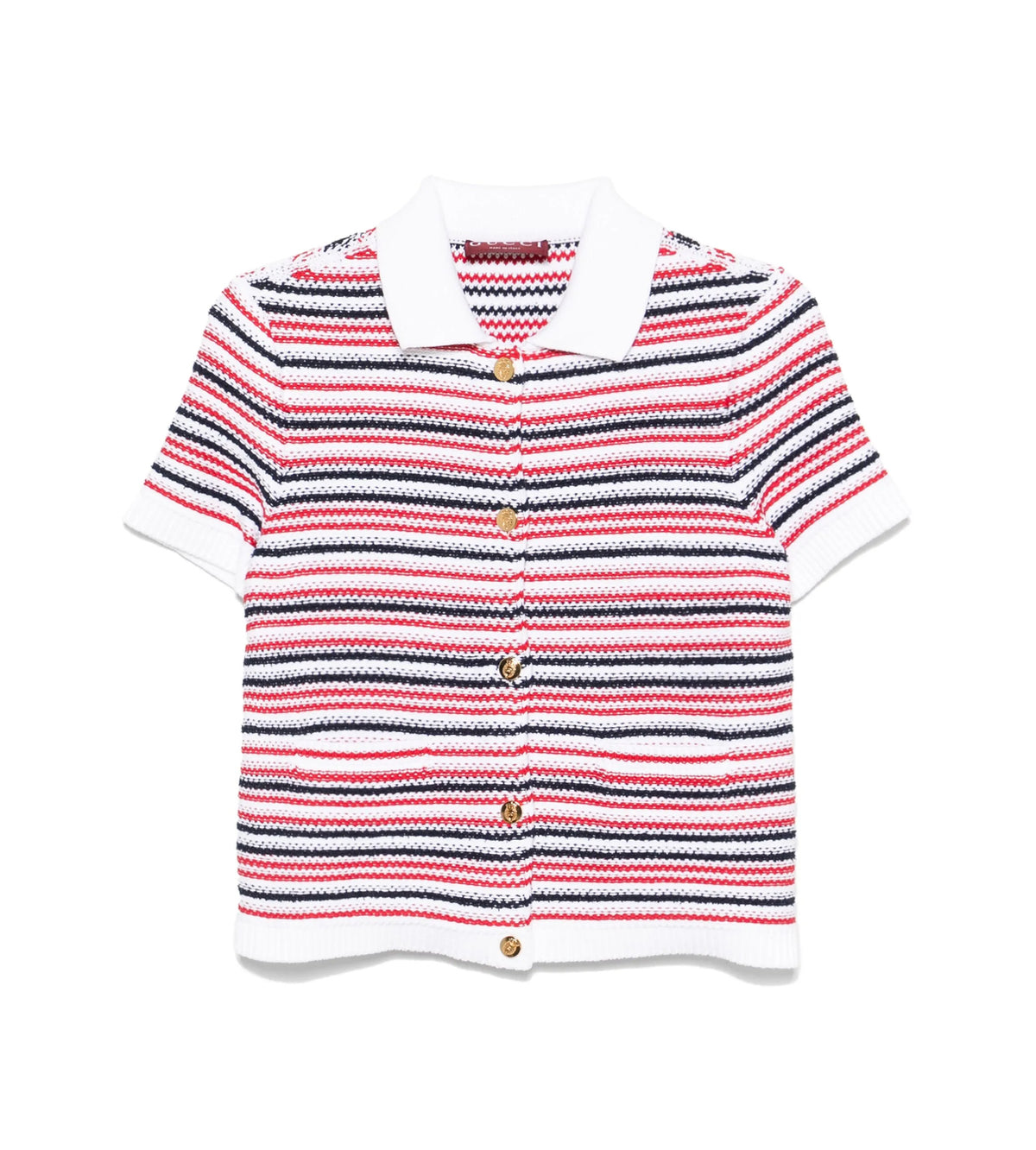Gucci 818611XKENN,Gucci striped shirt,Gucci striped womens shirt,Gucci striped short sleeve shirt,Gucci womens shirt,Gucci sh