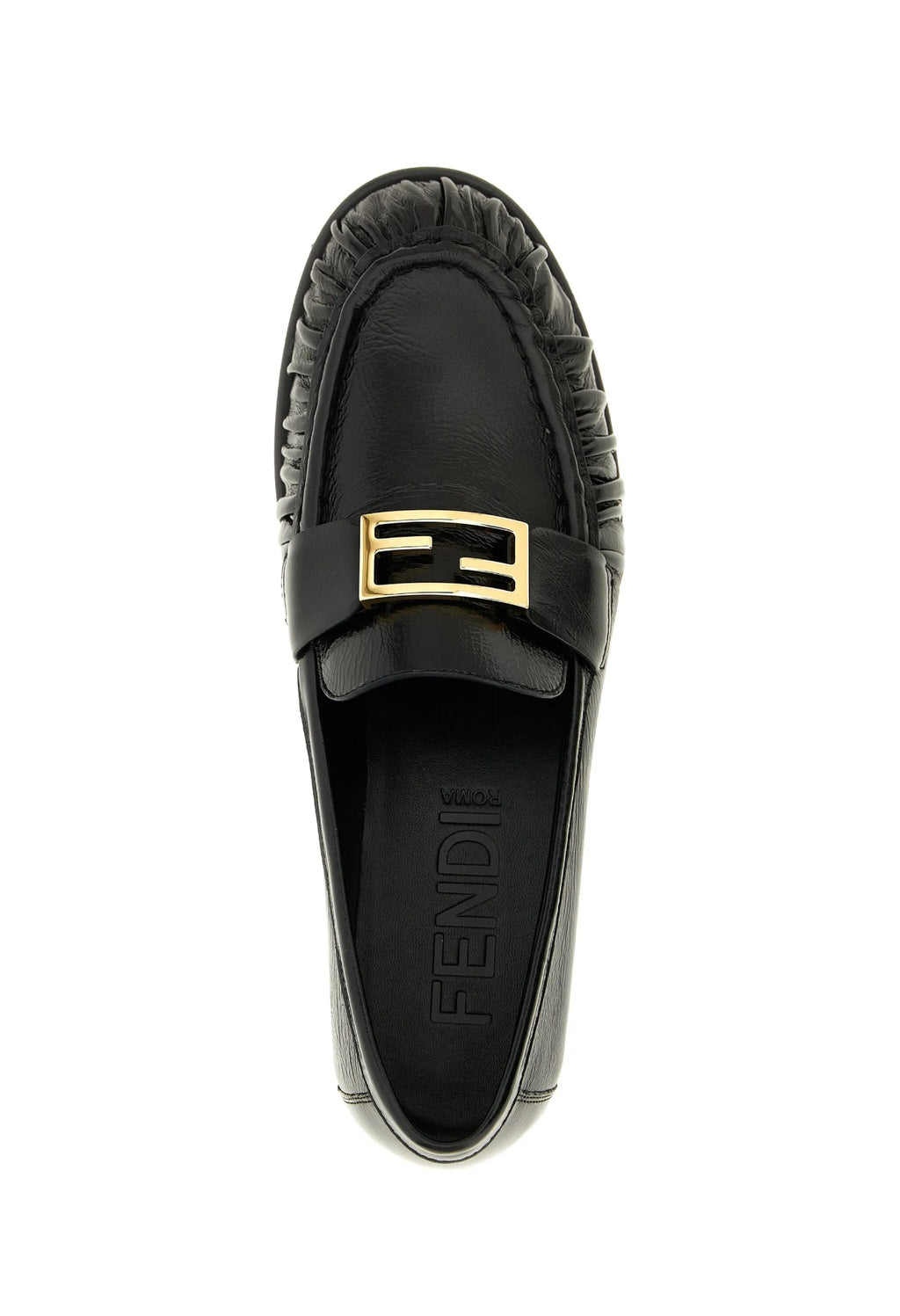Winniemodo,Winniemodony,Fendi 8D8756NBAF0QA1,Fendi baguette loafer,Fendi slip on loafer black,Fendi slip on loafer women,Fend