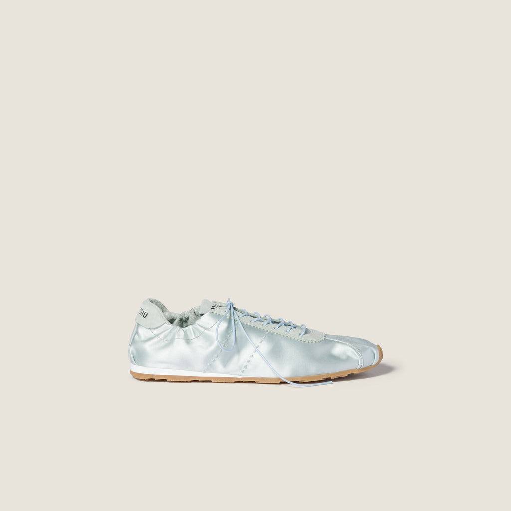 Winniemodo,Winniemodony,MIU MIU 5E570E,Miu Miu satin sneakers,Miu Miu satin sneakers blue,Miu Miu satin sneakers sale,Miu Miu