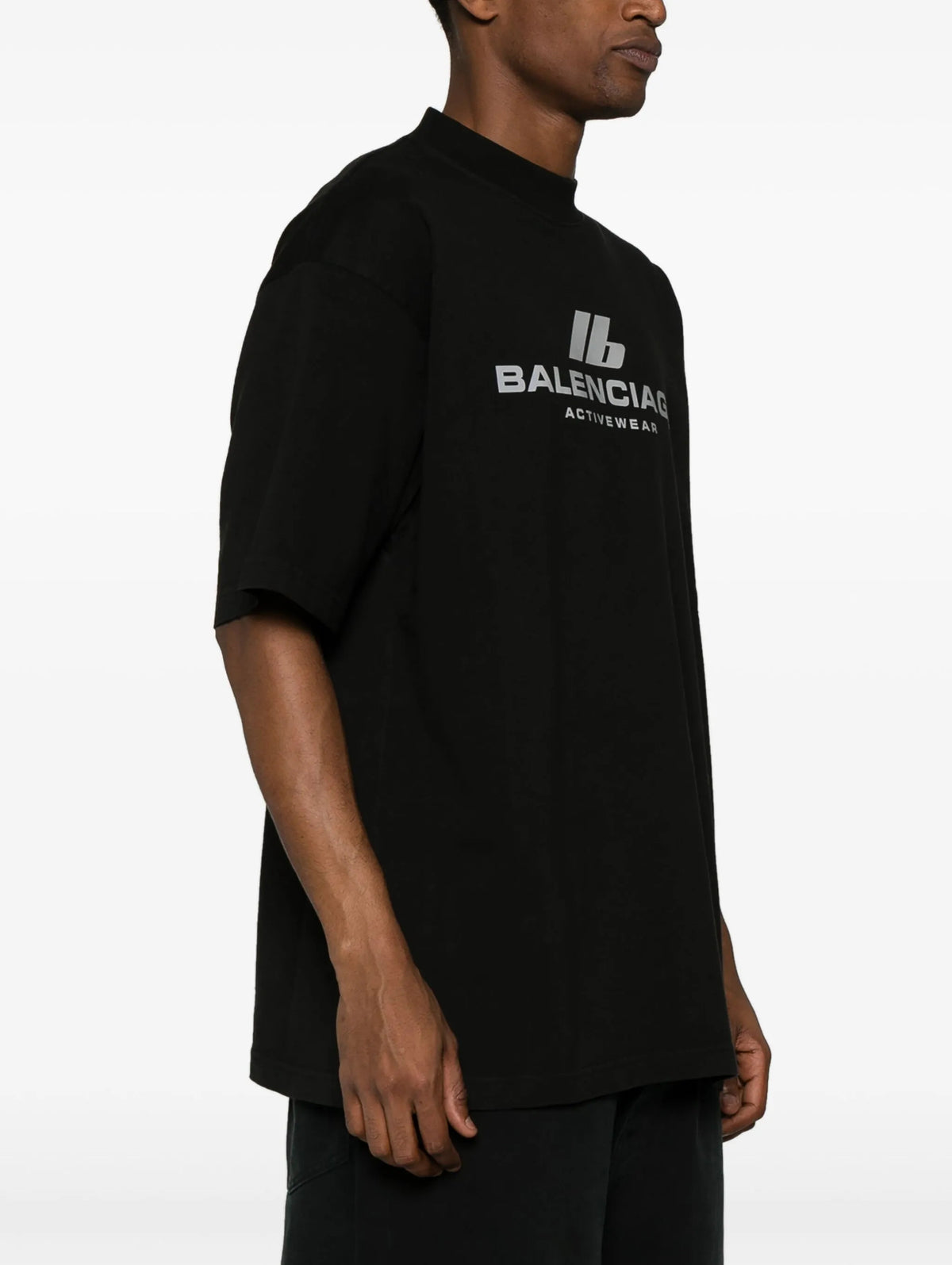 Winniemodo,Winnie modo,Balenciaga Reflective logo cotton T-shirt,Balenciaga T-shirt, Balenciaga T-shirt black,Balenciaga T-sh