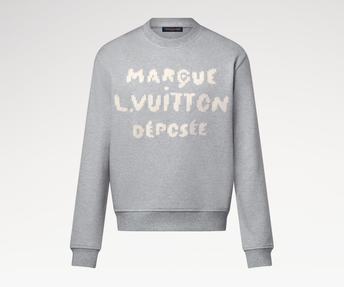 Winniemodo,Winnie modo,Louis Vuitton 1AIKCO,LV 1AIKCO,Louis Vuitton embroidered signature sweatshirt,LV sweater,LV sweater sa
