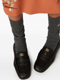 MIU MIU 5D341EF005EFX,Miu Miu loafer,Miu Miu loafer authenticity,Miu Miu logo loafer,Miu Miu loafer black,Miu Miu loafer pric