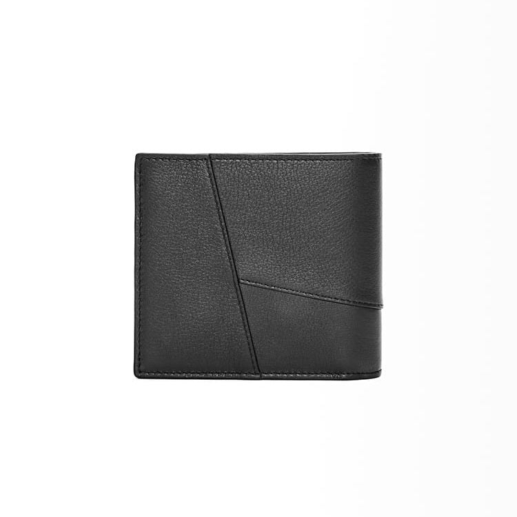 Loewe Puzzle bifold wallet,Loewe Puzzle bifold wallet black,Loewe Puzzle bifold wallet black for mens,Loewe puzzle black wall