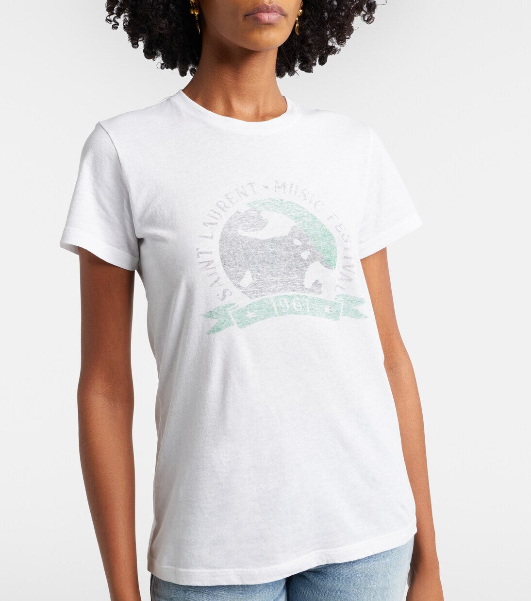 Winniemodo,Winniemodony,Saint Laurent 817047,YSL 817057,Saint Laurent Music Festival T-shirt,Ysl Music Festival T-shirt,Saint