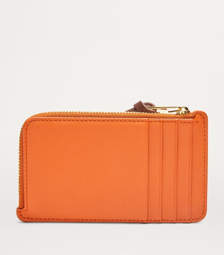 Loewe nappa calfskin cardholder,Loewe suna fujita cardholder,Loewe suna fujita orange cardholder,Loewe suna fujita leather ca