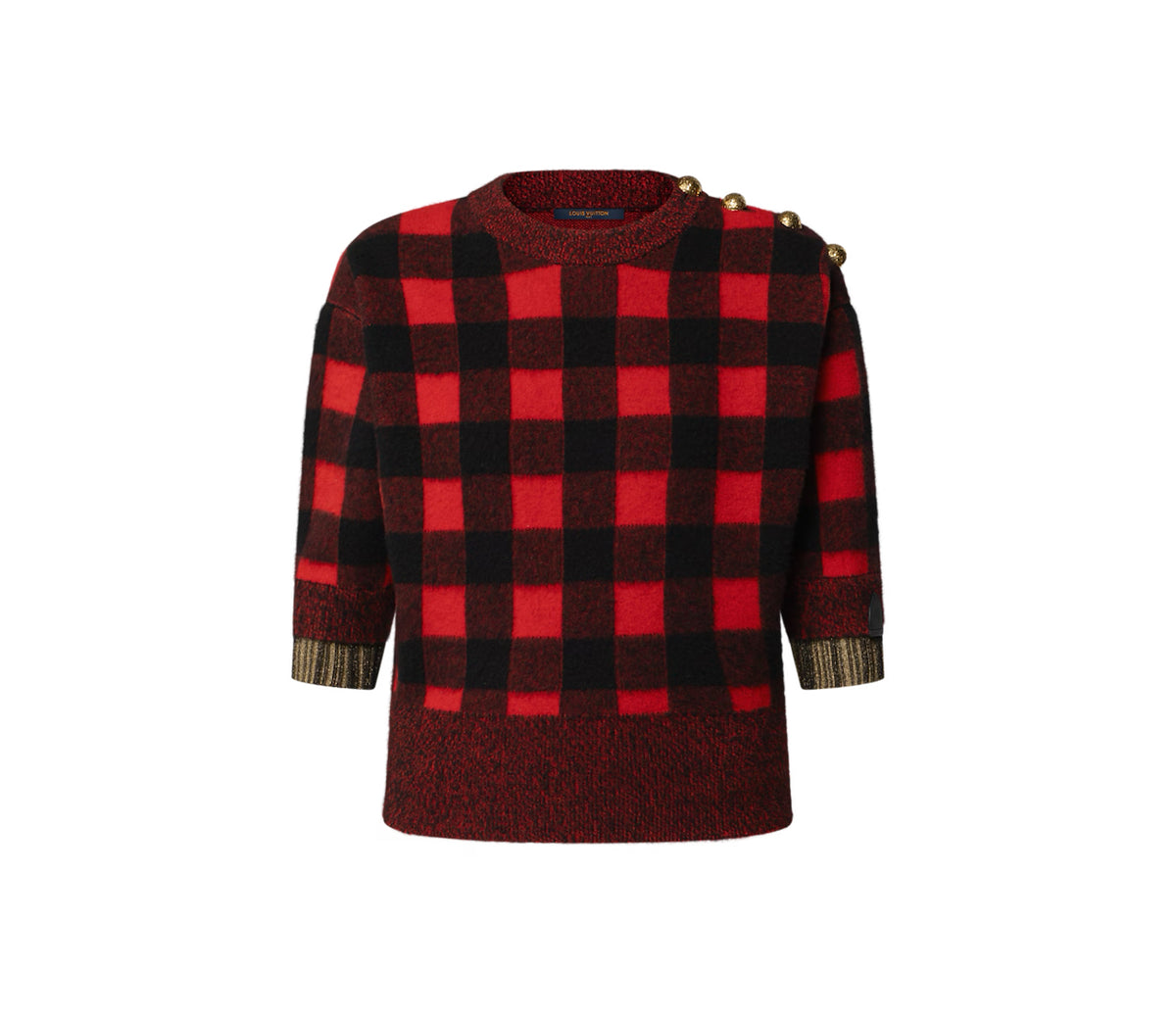 Winniemodo,Winnie modo,Louis Vuitton 1AIRDB,LV 1AIRDB,Louis Vuitton checkered top,LV checkered knitwear,Louis Vuitton sweater