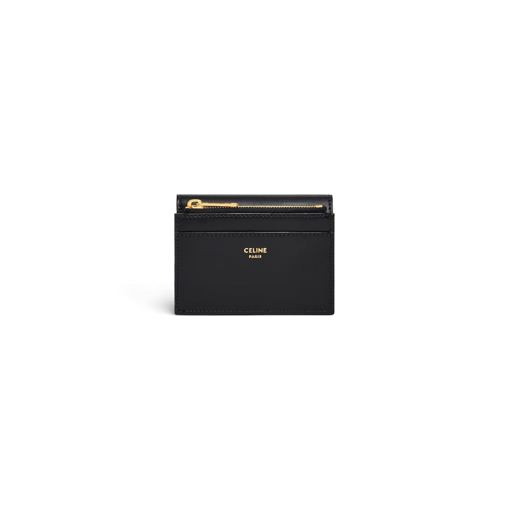 Celine 10I653DPV.38NO,Celine Compact Wallet With cardholder,Celine 2 in 1 wallet,Celine compact wallet,Celine compact wallet