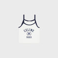 Celine RX0AQ671Q.01MA,Celine tank top,Celine white vest,Celine white top,Celine vest, Celine vest 2025,Celine top on sale,Cel
